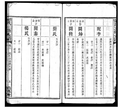 [彭]彭氏三修支谱_8卷首3卷末1卷 (湖南) 彭氏三修支谱_五.pdf