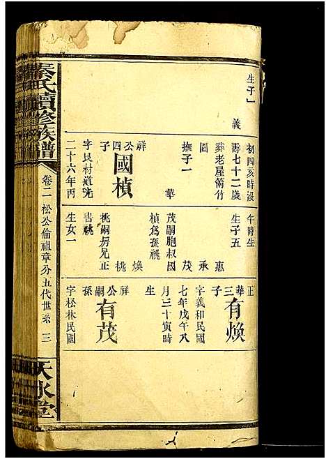 [秦]秦氏续修族谱 (湖南) 秦氏续修家谱_二.pdf