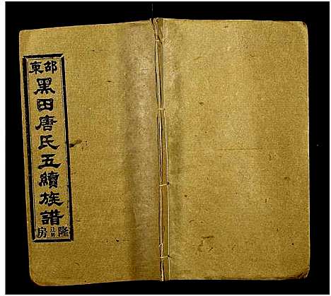 [唐]邵东黑田唐氏五续族谱_隆房49卷首3卷 (湖南) 邵东黑田唐氏五续家谱_四十六.pdf