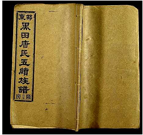 [唐]邵东黑田唐氏五续族谱_隆房49卷首3卷 (湖南) 邵东黑田唐氏五续家谱_四十八.pdf