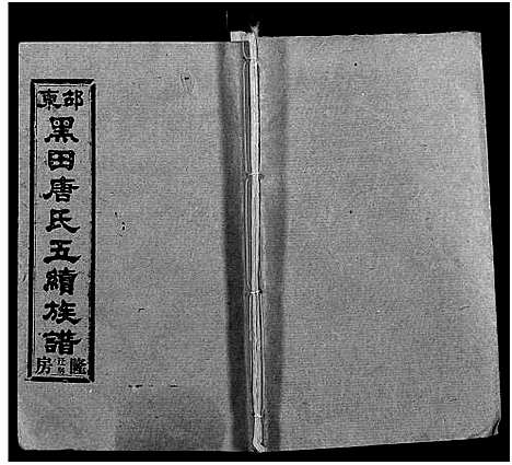 [唐]邵东黑田唐氏五续族谱_隆房49卷首3卷 (湖南) 邵东黑田唐氏五续家谱_A072.pdf