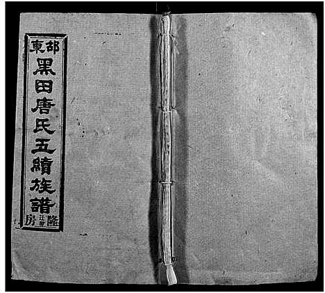 [唐]邵东黑田唐氏五续族谱_隆房49卷首3卷 (湖南) 邵东黑田唐氏五续家谱_A096.pdf