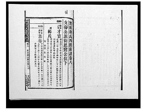 [唐]邵东黑田唐氏四续族谱 (湖南) 邵东黑田唐氏四续家谱_三十四.pdf