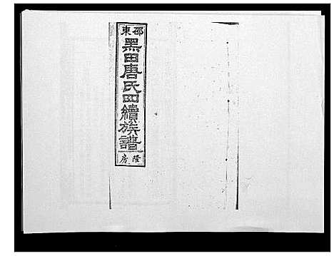 [唐]邵东黑田唐氏四续族谱 (湖南) 邵东黑田唐氏四续家谱_三十五.pdf