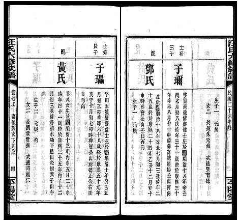 [汪]汪氏六修族谱_系图3卷_世系12卷首2卷-汪氏族谱_Wang Shi Liu Xiu (湖南) 汪氏六修家谱_十一.pdf