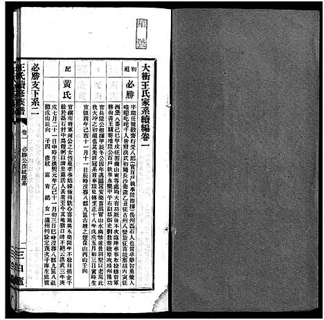 [王]宁乡大冲王氏续修族谱_33卷-Ning Xiang Da Chong Wang Shi_王氏族谱_王氏续修族谱 (湖南) 宁乡大冲王氏续修家谱_二.pdf