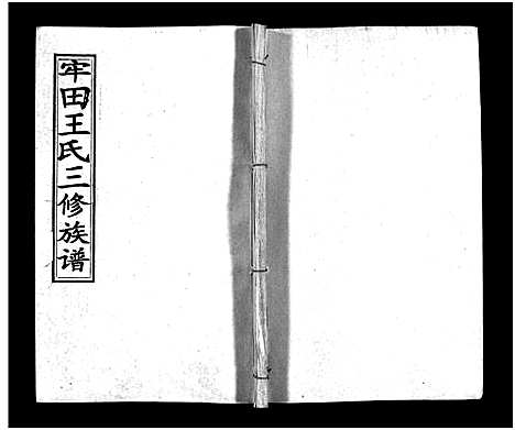 [王]牢田王氏三修族谱_39卷首末各1卷 (湖南) 牢田王氏三修家谱_三.pdf