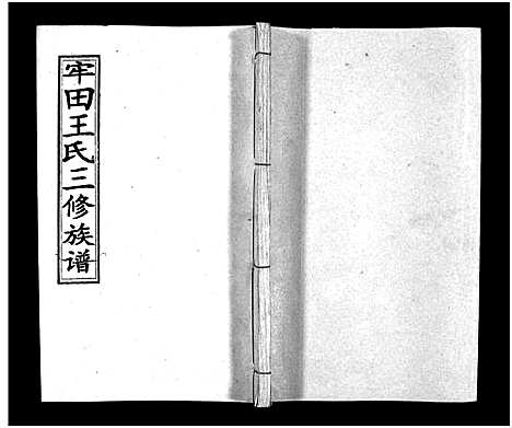 [王]牢田王氏三修族谱_39卷首末各1卷 (湖南) 牢田王氏三修家谱_四.pdf