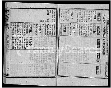 [王]王氏五修通谱_不分卷首4卷 (湖南) 王氏五修通谱_十四.pdf