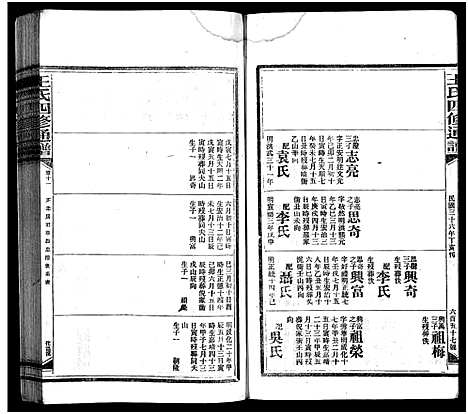 [王]王氏四修通谱_13卷首12卷-Wang Shi Si Xiu Tong Pu (湖南) 王氏四修通谱_三十一.pdf