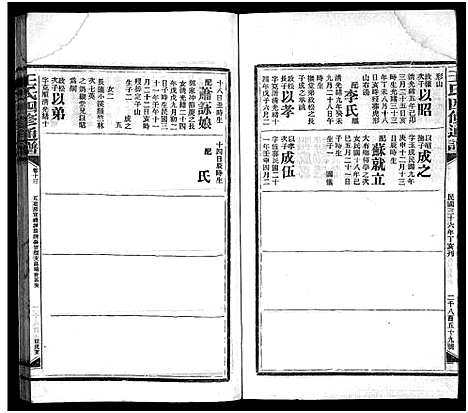 [王]王氏四修通谱_13卷首12卷-Wang Shi Si Xiu Tong Pu (湖南) 王氏四修通谱_五十二.pdf