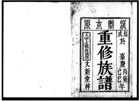 [王]王氏重修族谱_4卷首1卷 (湖南) 王氏重修家谱.pdf