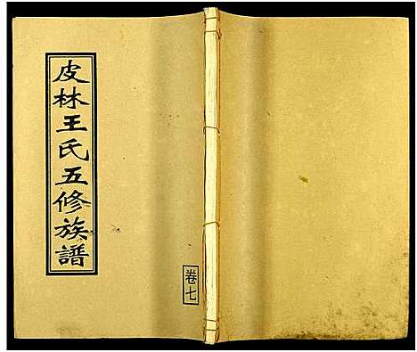 [王]皮林王氏五修族谱_26卷 (湖南) 皮林王氏五修家谱_七.pdf