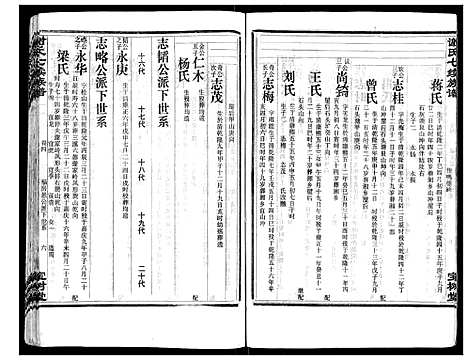 [谢]谢氏七续族谱_29卷首1卷末3卷 (湖南) 谢氏七续家谱_四.pdf