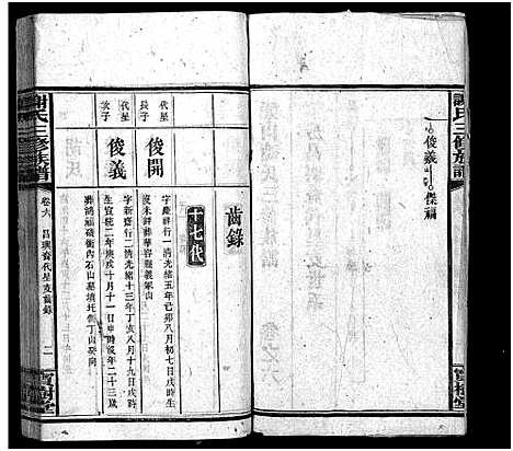 [谢]谢氏族谱_10卷首3卷 (湖南) 谢氏家谱_九.pdf