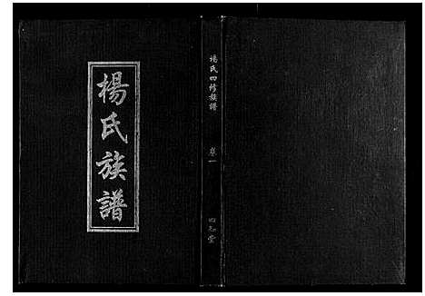 [杨]杨氏族谱 (湖南) 杨氏家谱_一.pdf