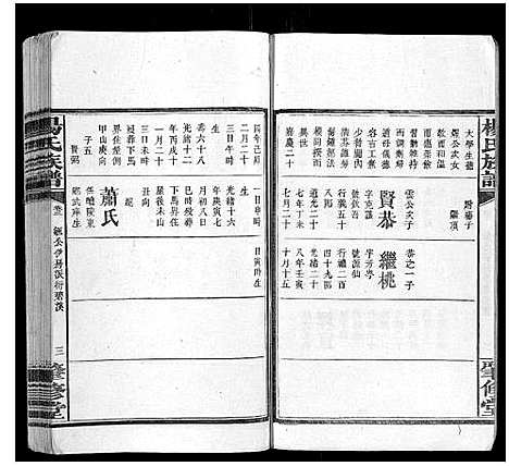 [杨]杨氏族谱_8卷 (湖南) 杨氏家谱_五.pdf