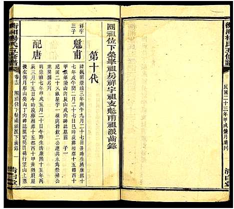 [杨]衡湘杨氏五修谱_18卷-杨氏五修谱_衡湘杨氏五修谱正湖祖系 (湖南) 衡湘杨氏五修谱_十二.pdf