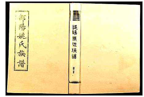 [姚]邵阳姚氏族谱 (湖南) 邵阳姚氏家谱_一.pdf