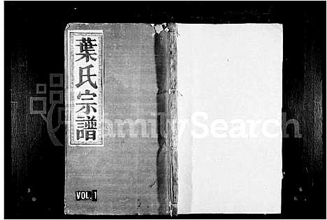 [叶]叶氏宗谱_卷数不明-合修大成族谱 (湖南) 叶氏家谱.pdf