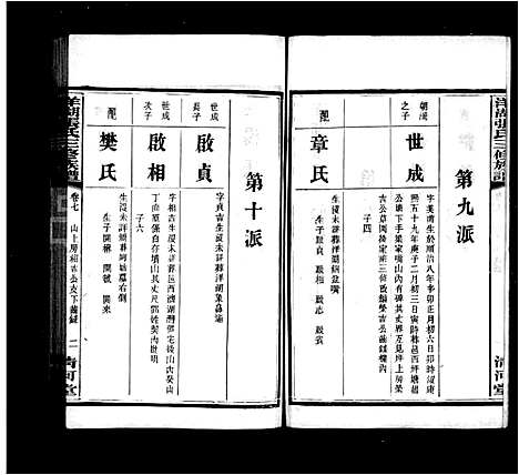 [张]洋湖张氏三修族谱_15卷含卷首_末1卷-洋湖张氏三修族谱 (湖南) 洋湖张氏三修家谱_二.pdf