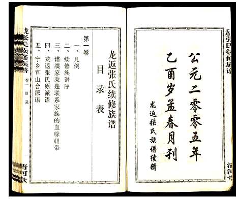 [张]龙返张氏续修族谱 (湖南) 龙返张氏续修家谱_一.pdf