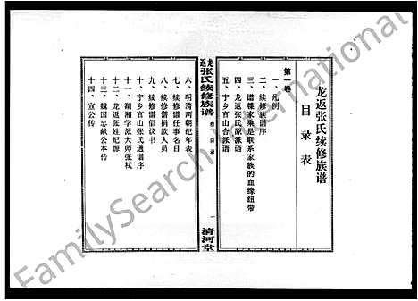 [张]龙返张氏续修族谱_5卷 (湖南) 龙返张氏续修家谱_一.pdf