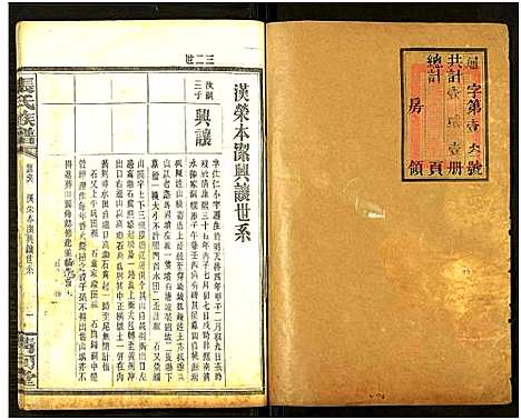 [张]张氏通谱_121册含13卷及卷附卷尾_世系谱甲乙编卷-版心题-张氏族谱 (湖南) 张氏通谱_三十二.pdf