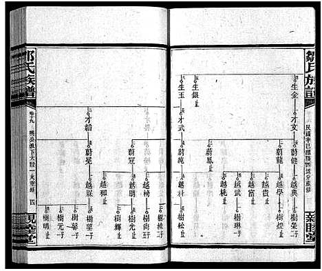 [邹]邹氏四修族谱_36卷_生生谱1卷_光裕祀谱1卷_思成祀谱1卷-醴陵邹氏四修族谱_邹氏族谱_Zou Shi Si Xiu_邹氏四修族谱 (湖南) 邹氏四修家谱_十九.pdf