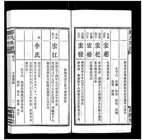 [邹]邹氏族谱_10卷 (湖南) 邹氏家谱_七.pdf