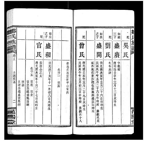 [邹]邹氏族谱_10卷 (湖南) 邹氏家谱_九.pdf