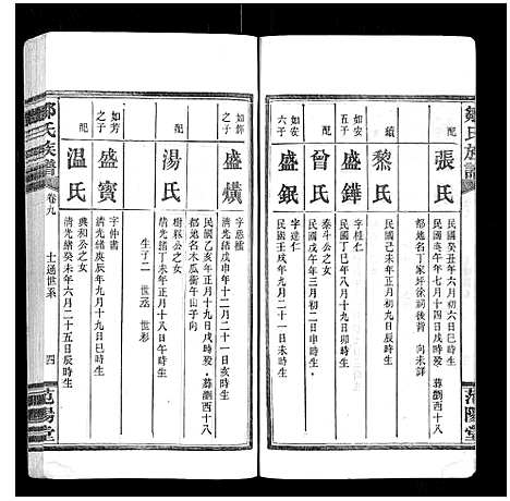 [邹]邹氏族谱_10卷 (湖南) 邹氏家谱_九.pdf