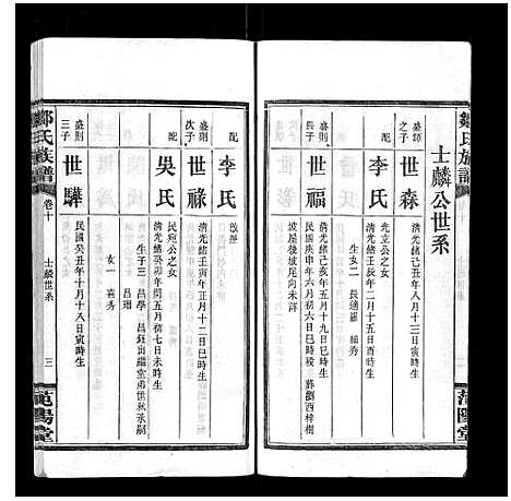 [邹]邹氏族谱_10卷 (湖南) 邹氏家谱_十.pdf