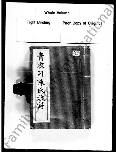 [陈]青衣洲陈氏族谱 (广东) 青衣洲陈氏家谱.pdf