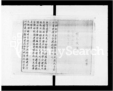 [胡]胡氏族谱-元朗田心村 (广东) 胡氏家谱.pdf