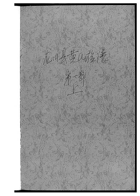 [黄]龙川县黄氏族谱 (广东) 龙川县黄氏家谱_一.pdf