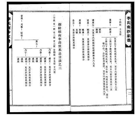 [李]南徽李氏南沙祖家谱 (广东) 南徽李氏南沙祖家谱_二.pdf