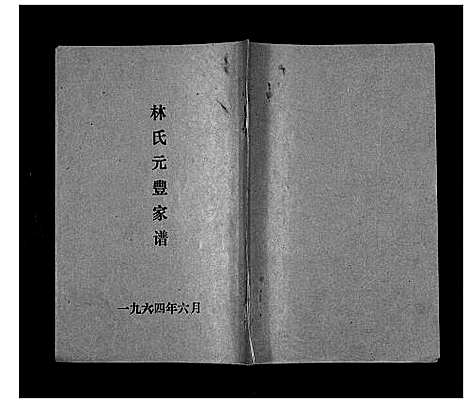 [林]林氏元丰家谱 (广东) 林氏元丰家谱_一.pdf