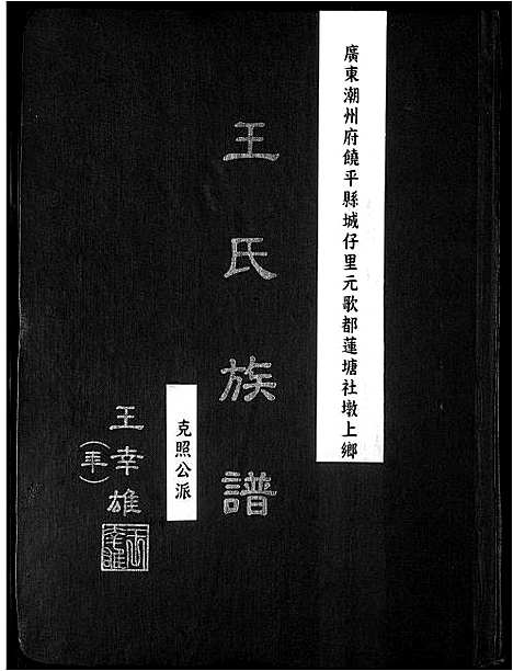 [王]王氏族谱 (广东) 王氏家谱.pdf