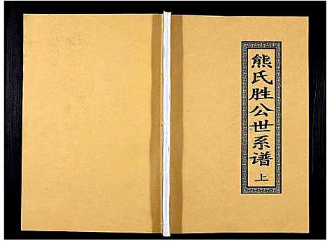 [熊]熊氏胜公世系谱_3卷 (广东) 熊氏胜公世系谱_一.pdf