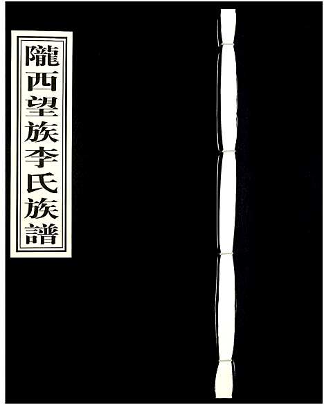 [未知]陇西望族李氏族谱 (贵州) 陇西望家李氏家谱.pdf