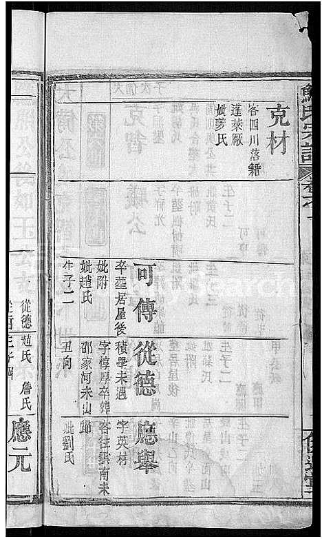 [鲍]鲍氏宗谱_6卷首1卷 (湖北) 鲍氏家谱_二.pdf