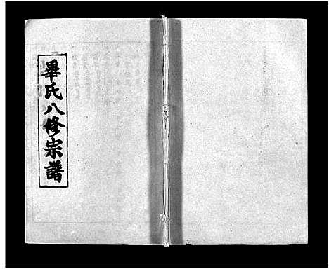 [毕]毕氏八修宗谱_6卷及首上下-Bi Shi Ba Xiu (湖北) 毕氏八修家谱_九.pdf