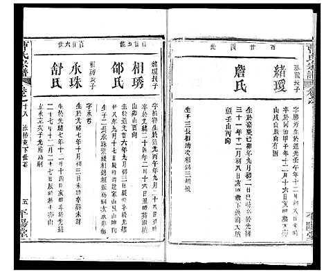 [曹]曹氏宗谱 (湖北) 曹氏家谱_二十.pdf