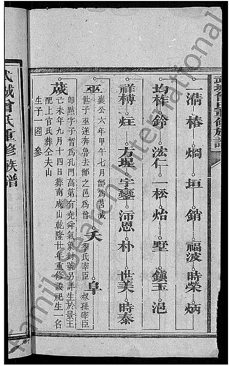 [曾]武城曾氏重修族谱_不分卷 (湖北) 武城曾氏重修家谱_三.pdf