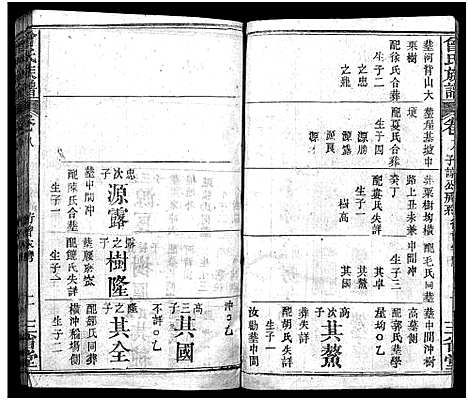 [曾]曾氏族谱_22卷-武城曾氏四修族谱_Zeng Shi (湖北) 曾氏家谱_八.pdf