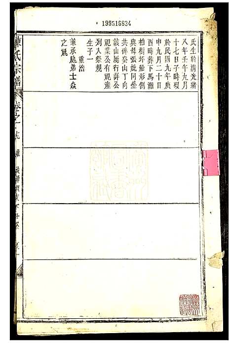 [陈]陈氏宗谱 (湖北) 陈氏家谱_九.pdf