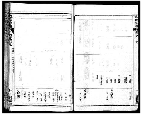 [陈]陈氏宗谱_51卷-义陈宗谱_陈氏宗谱 (湖北) 陈氏家谱_二十八.pdf