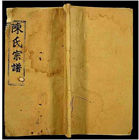 [陈]陈氏宗谱_总卷数不详 (湖北) 陈氏家谱_一.pdf