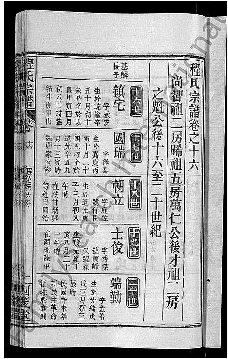 [程]程氏宗谱_23卷首3卷 (湖北) 程氏家谱_十九.pdf